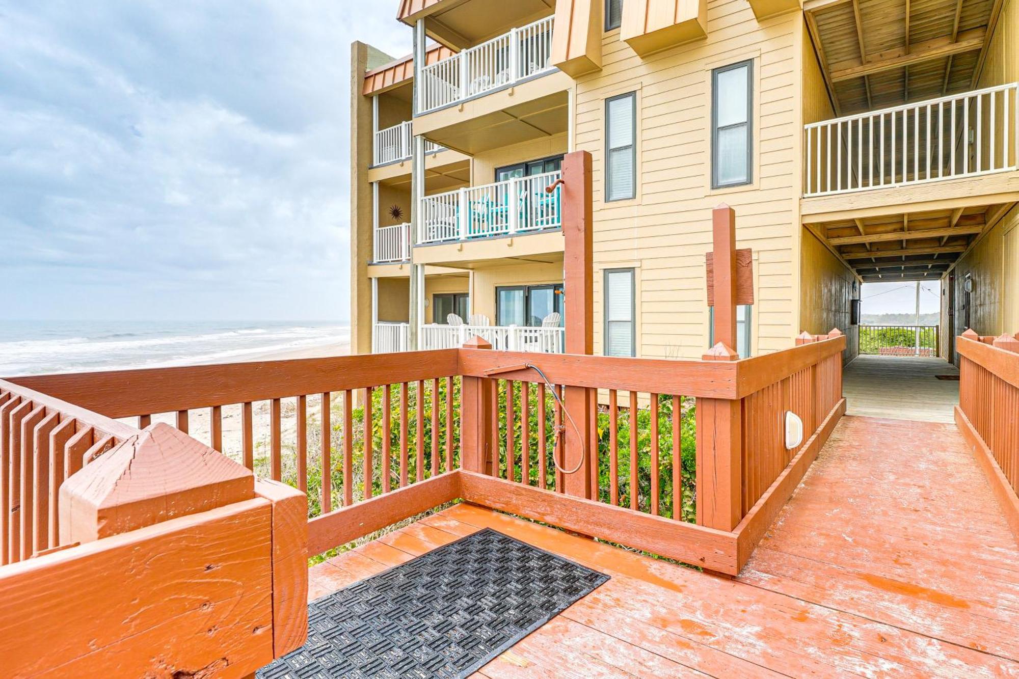 נורת' טופסייל ביץ' Airy Oceanfront Condo Beach Views And Pool Access! מראה חיצוני תמונה